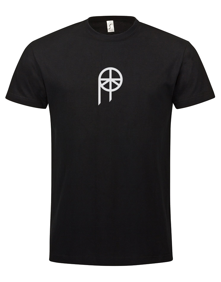 Techno Subtitles Unisex T-Shirt wei auf schwarz