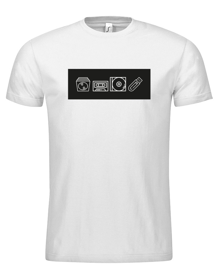 Tontrger Unisex T-Shirt schwarz auf wei