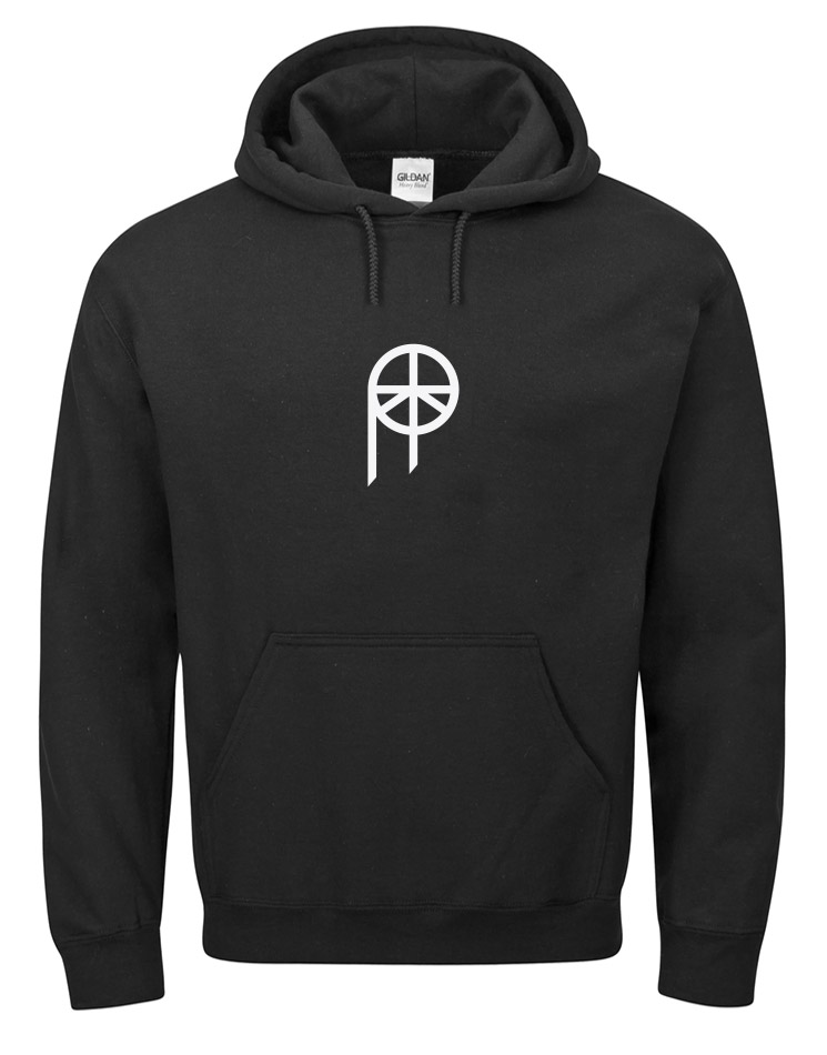 PUTONTECHNO LOGO Unisex Hoodie schwarz