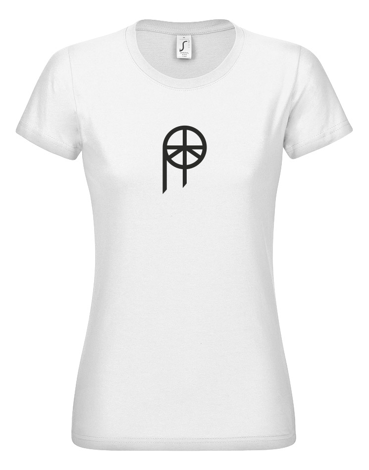 TEAM BPM Girly T-Shirt schwarz auf weiss