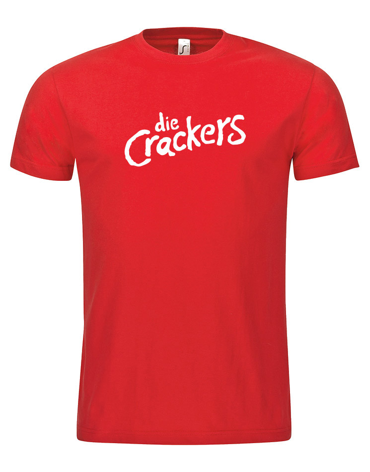Die Crackers Logo-Shirt rot