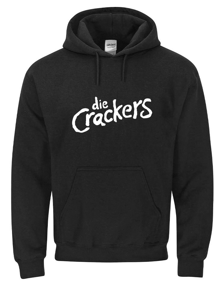 Die Crackers Logo-Hoodie schwarz