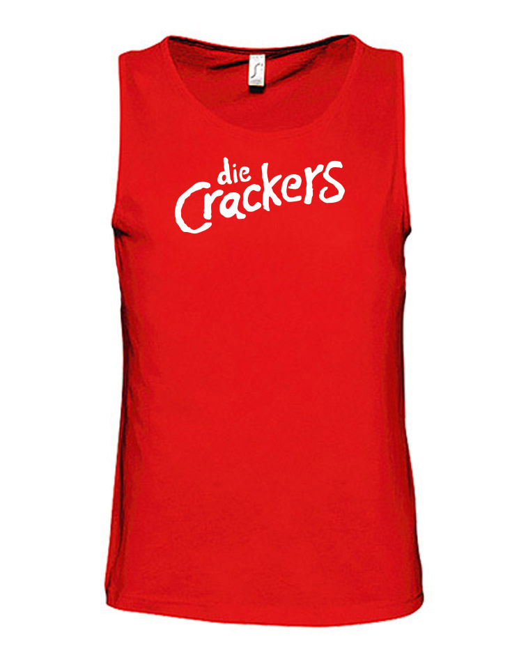 Die Crackers Logo-Tank-Top rot