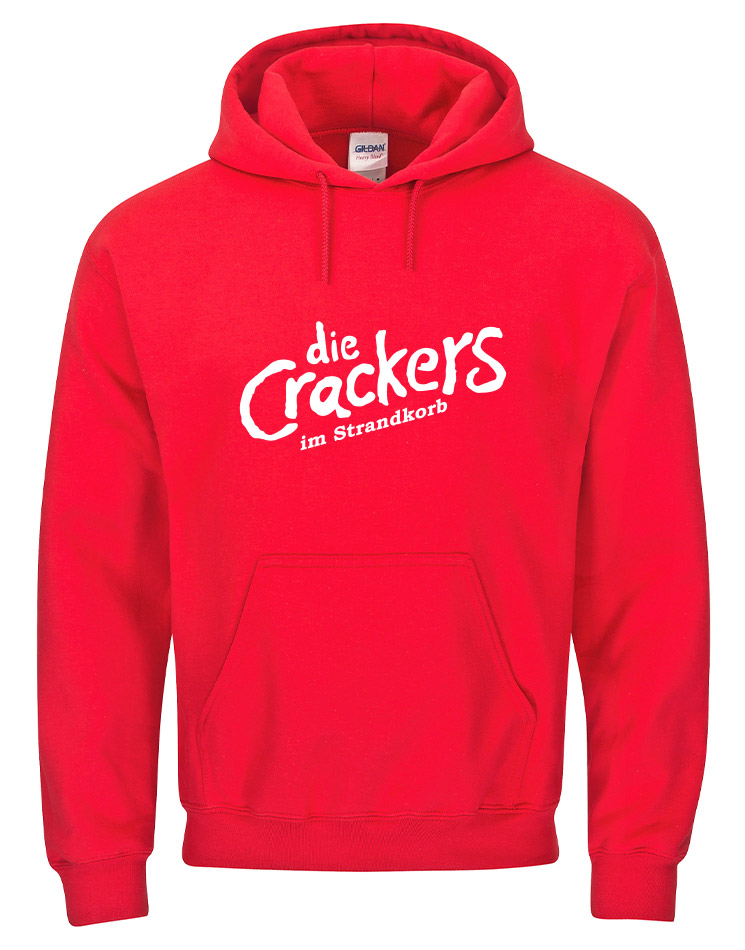 Die Crackers im Strandkorb Unisex Hoodie rot