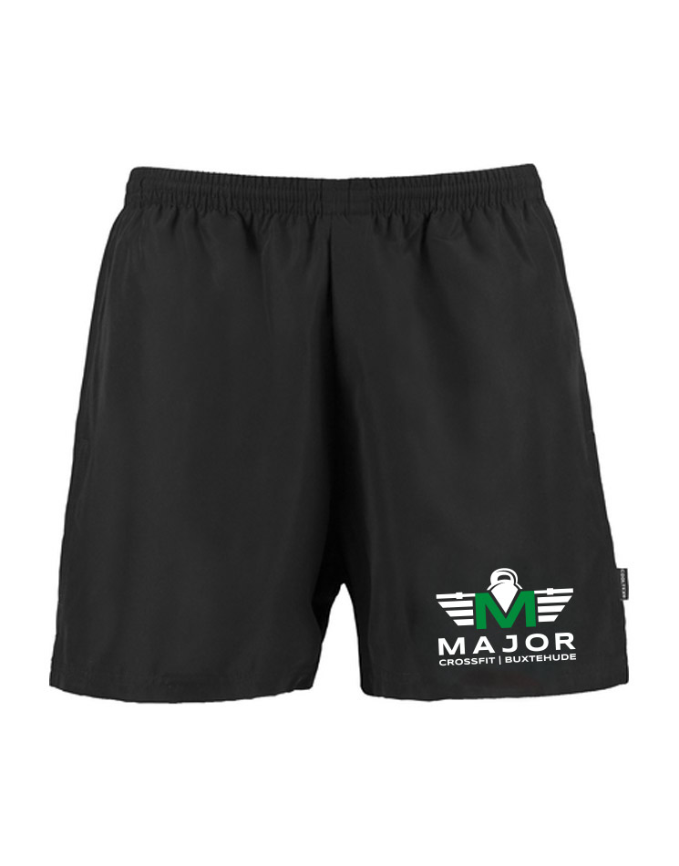 CrossFit Major Fitness Shorts Men mehrhfarbig auf schwarz