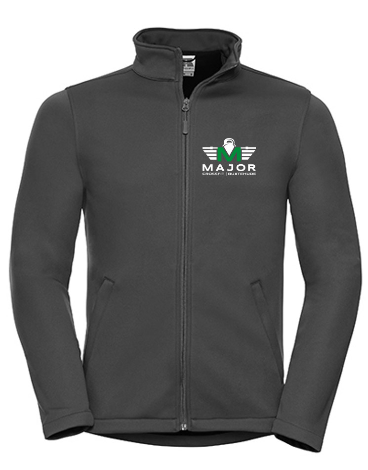 CrossFit Major Fitness Softshell Jacket Men grau