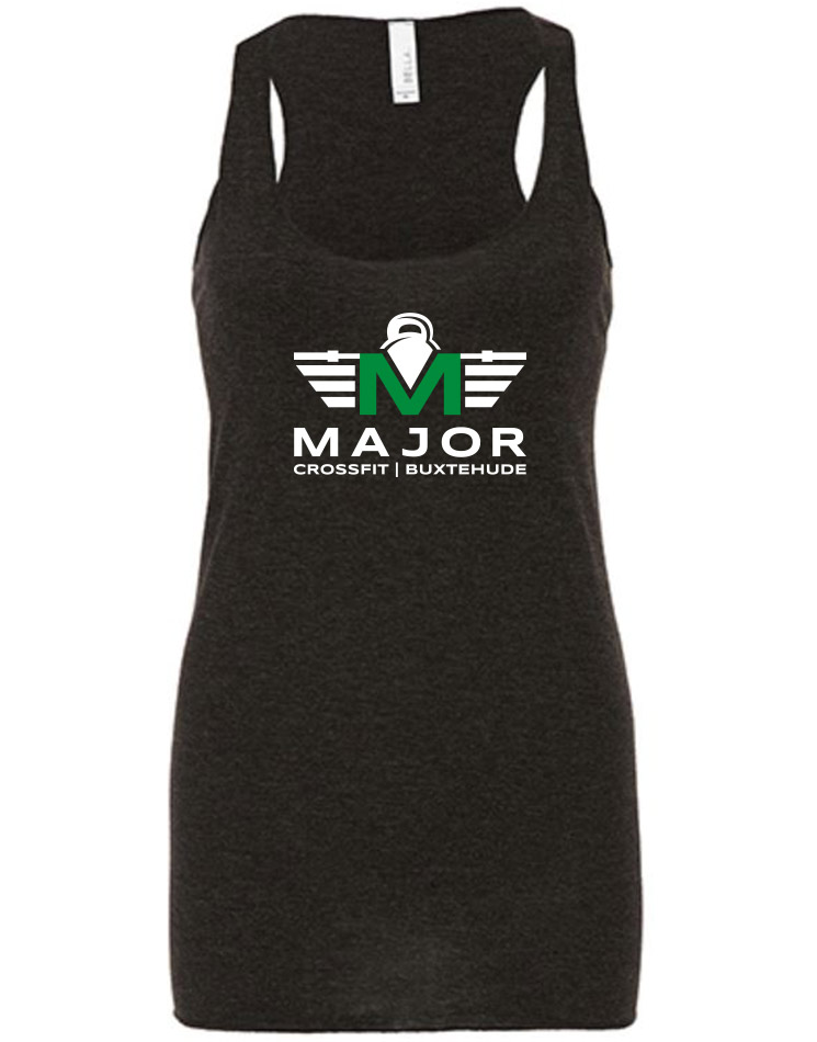 CrossFit Major Girly Tank Top mehrfarbig auf black 