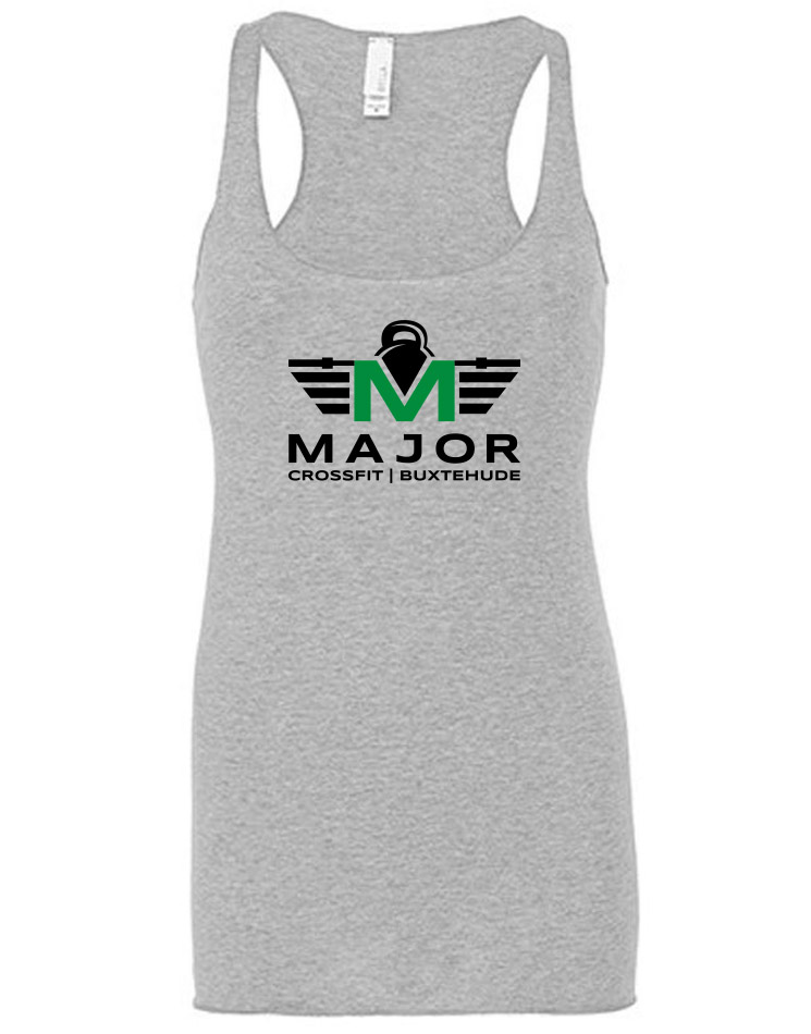 CrossFit Major Girly Tank Top mehrfarbig auf athletic heather