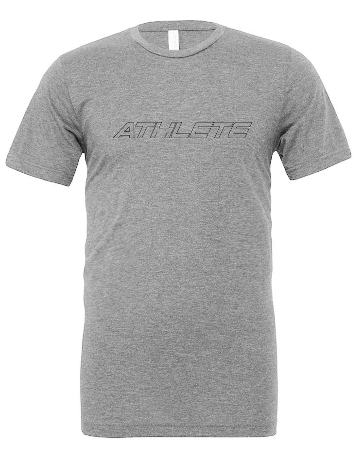 CrossFit Major ATHLETE Unisex T-Shirt mehrfarbig auf athletic grey