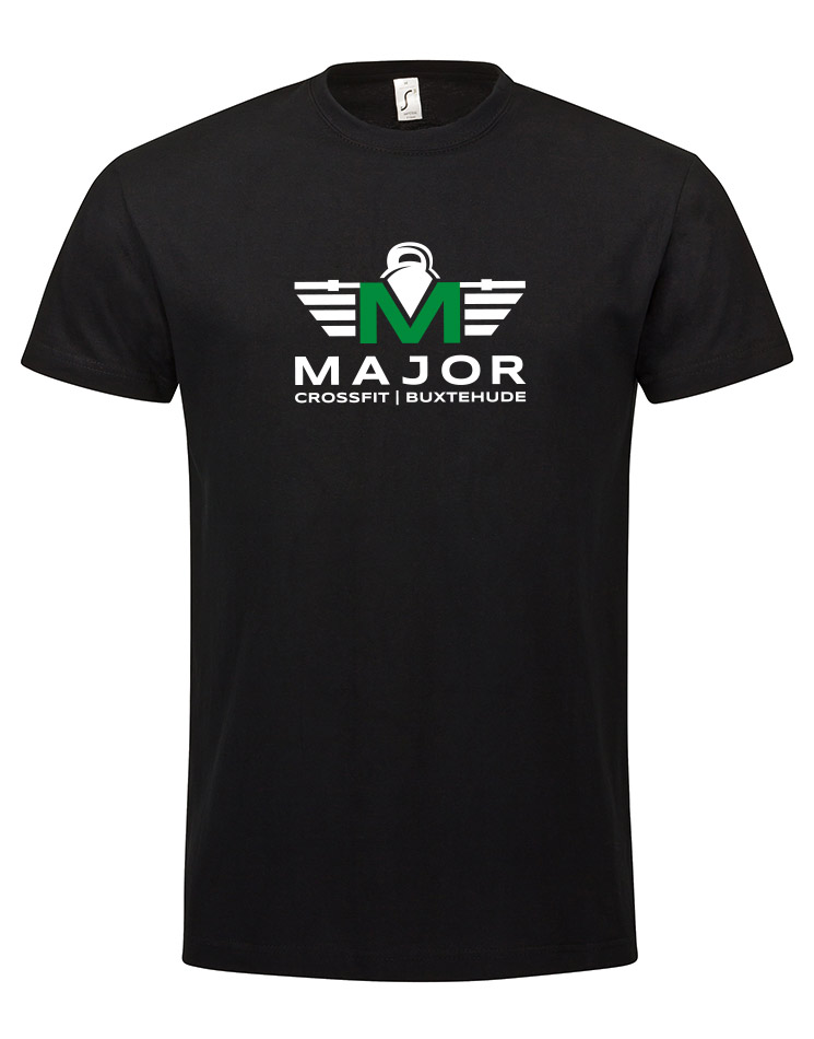 CrossFit Major Kinder T-Shirt mehrfarbig auf schwarz