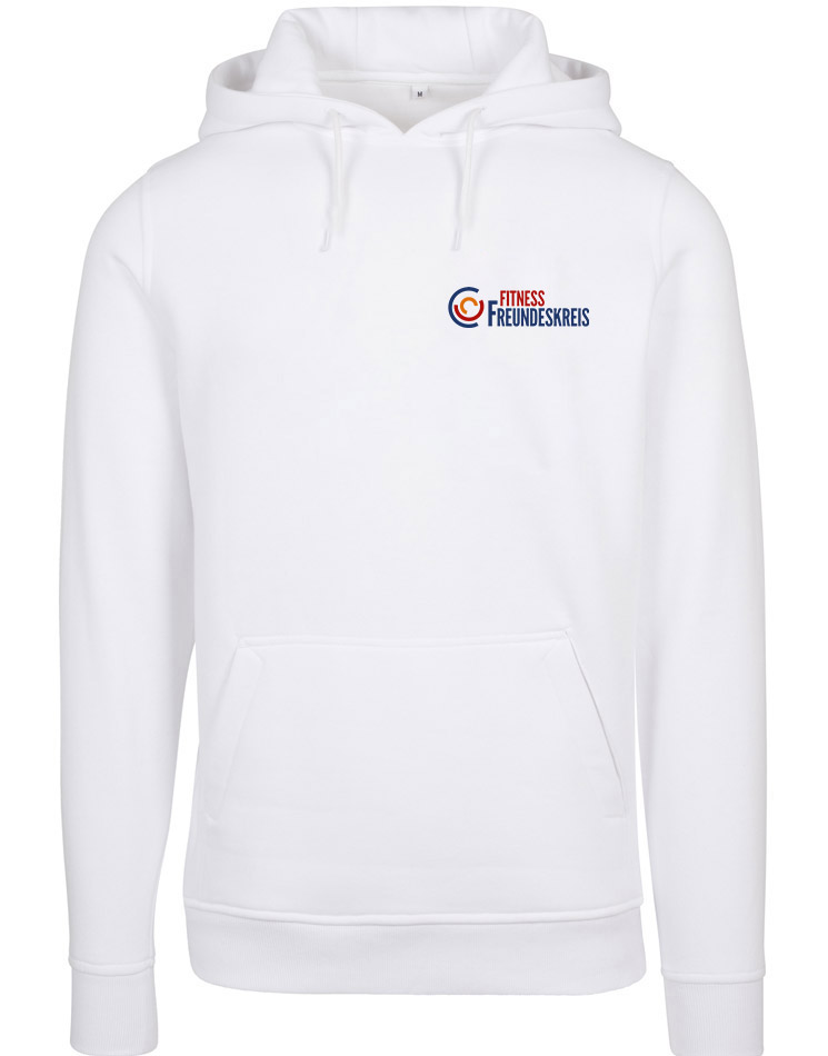 Fitness Freundeskreis Unisex Heavy Hoodie weiss