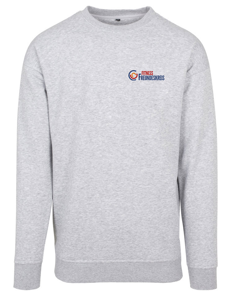 Crossfit Freundeskreis Unisex Sweat Crewneck mehrfarbig auf heather grey