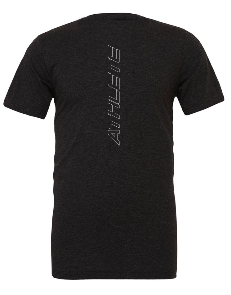 Black Sheep Athletics Berlin Unisex T-Shirt - Athlete mehrfarbig auf charcoal-black