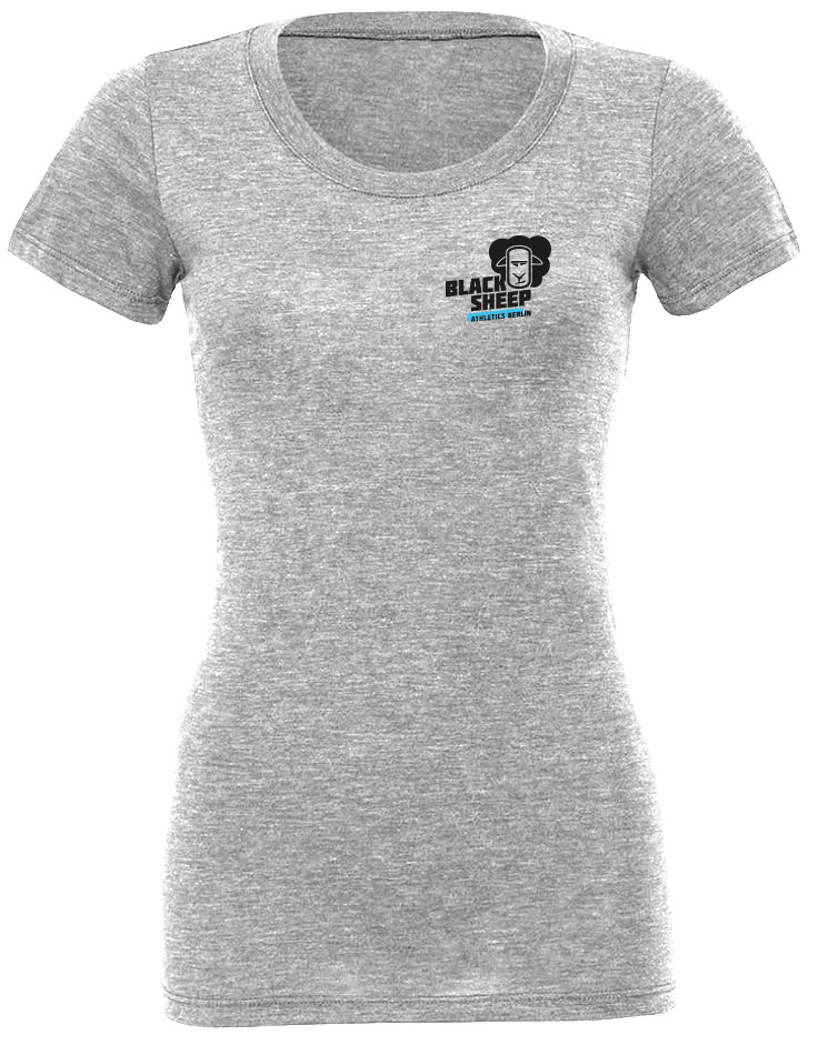 Black Sheep Athletics Berlin Girly T-Shirt - Athlete grau