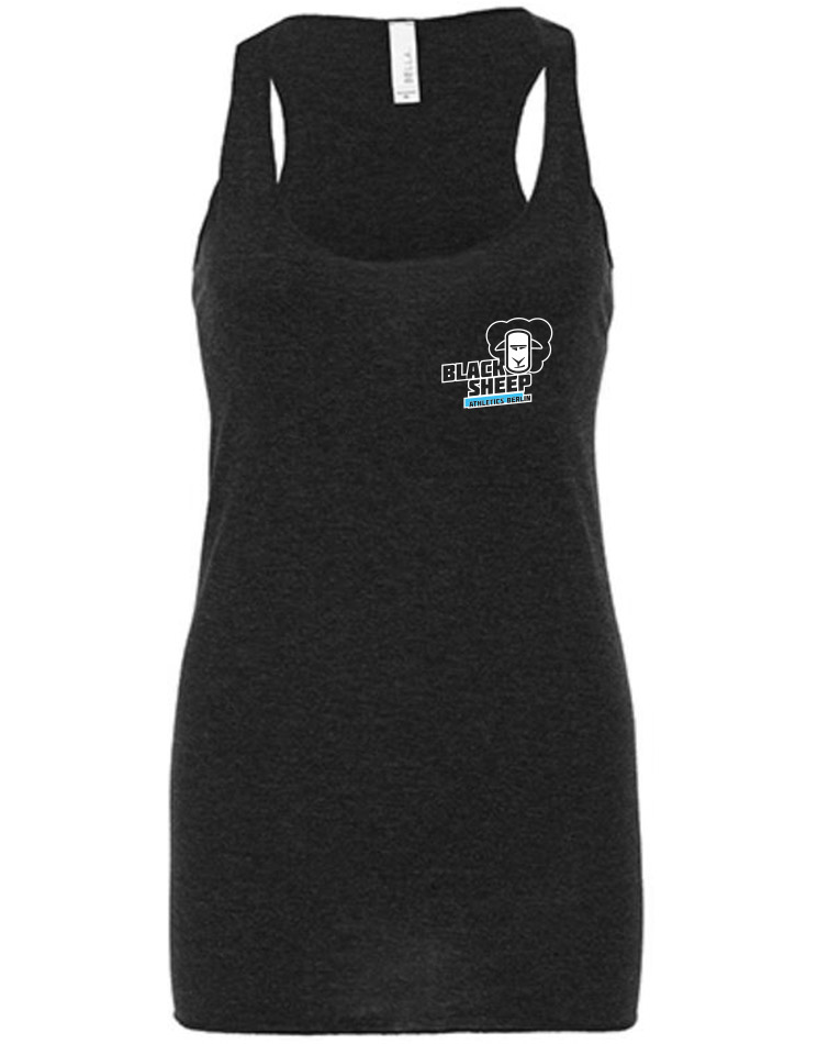 Black Sheep Athletics Berlin Girly Triblend Racerback Tank Top schwarz