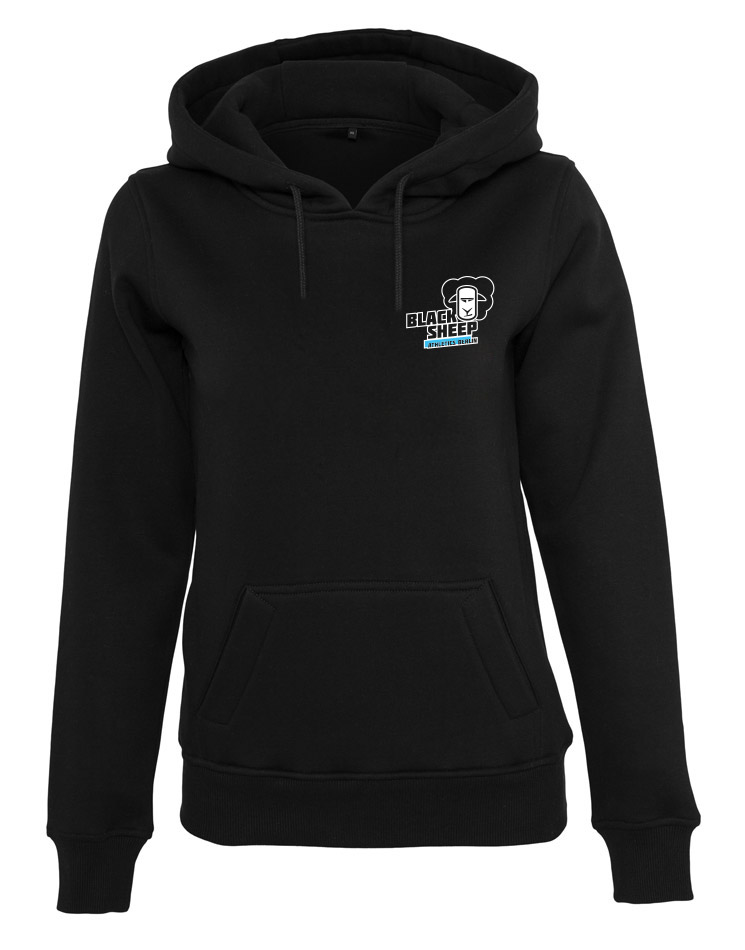 Black Sheep Athletics Berlin Ladies Heavy Hoody  mehrfarbig auf schwarz