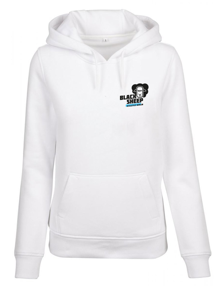 Black Sheep Athletics Berlin Ladies Heavy Hoody  mehrfarbig auf white