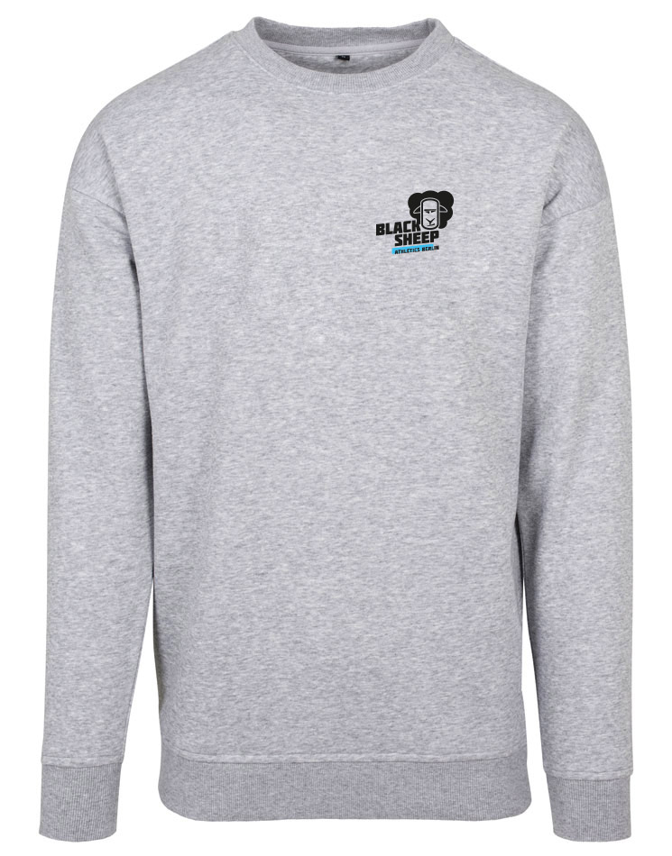 Black Sheep Athletics Berlin Sweat Crewneck mehrfarbig auf heather grey