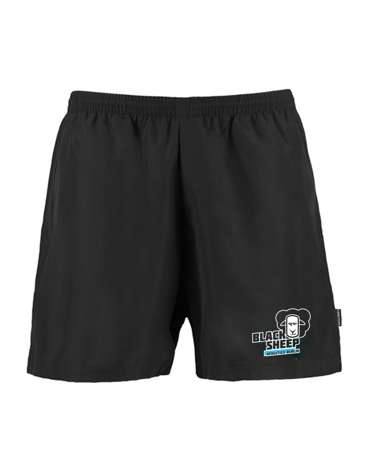 Black Sheep Athletics Berlin Classic Fit Plain Sports Short  mehrfarbig auf schwarz