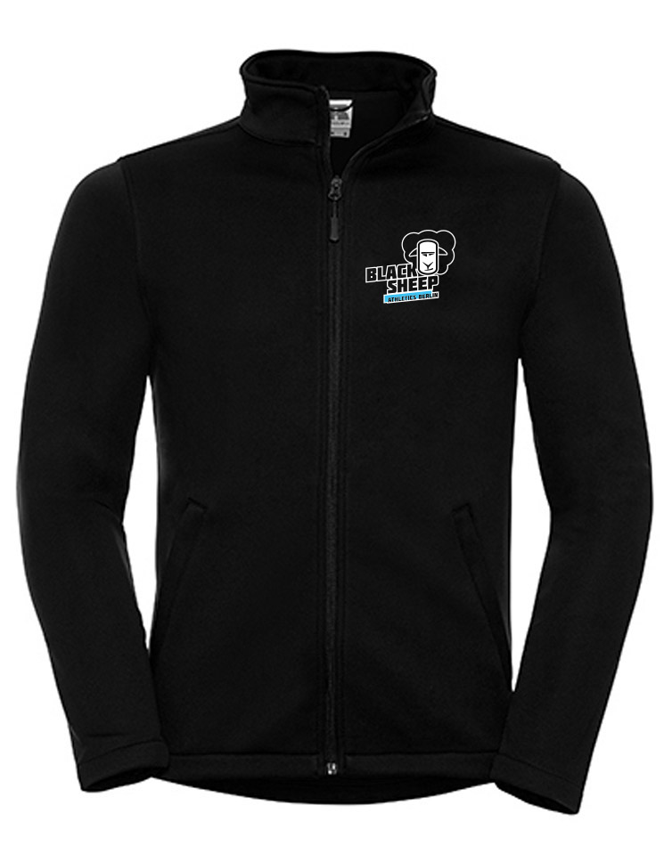Black Sheep Athletics Berlin Mens Smart Softshell Jacket - ATHLETE mehrfarbig auf schwarz