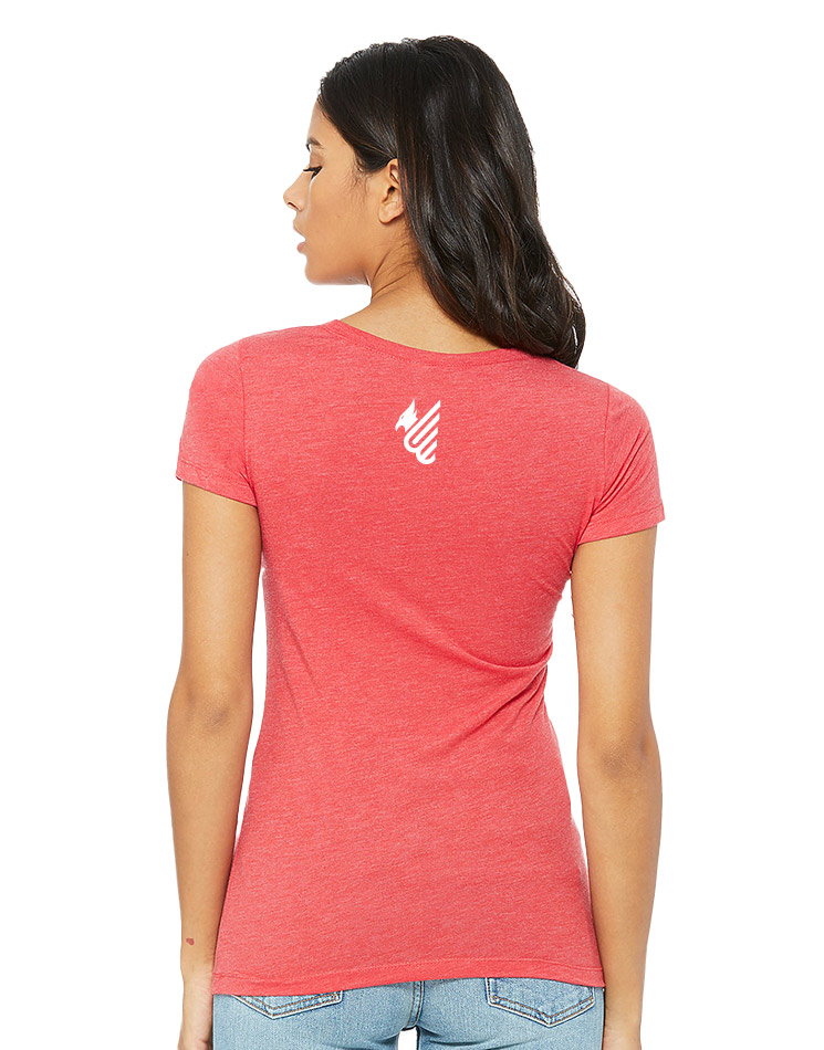 Triblend Crew Neck T-Shirt Woman 