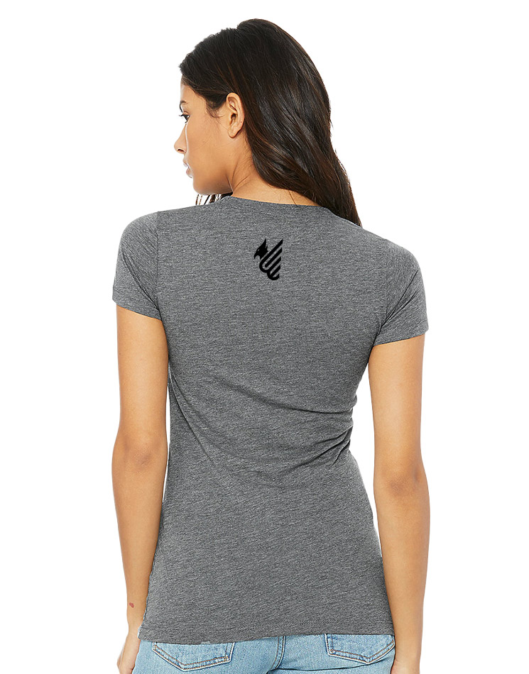 Triblend Crew Neck T-Shirt Woman 