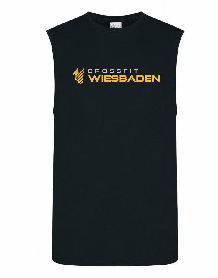 Mens Cool Smooth Sports Vest mehrfarbig auf black