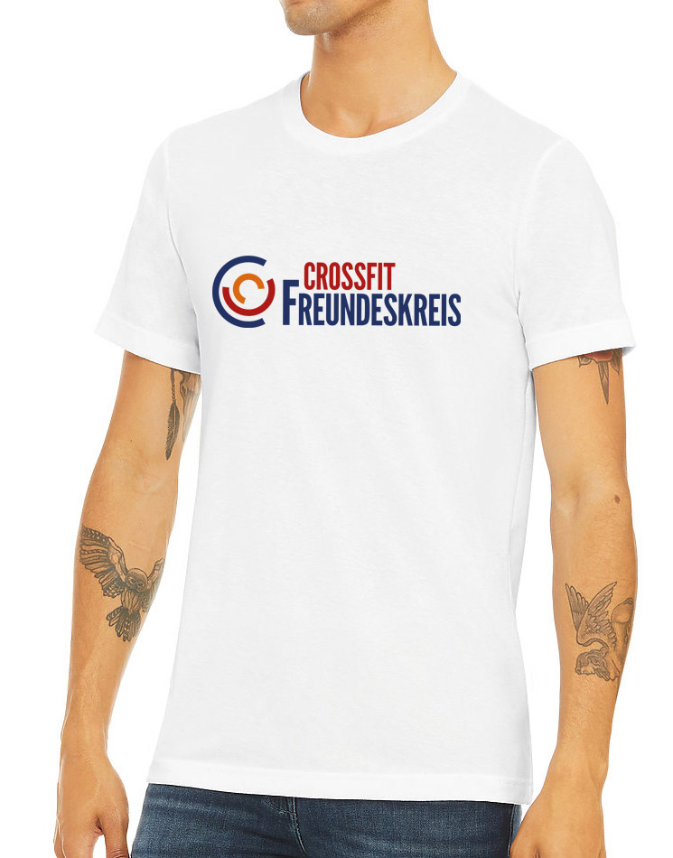 Crossfit Freundeskreis Unisex SPECIAL T-Shirt mehrfarbig auf solid white triblend