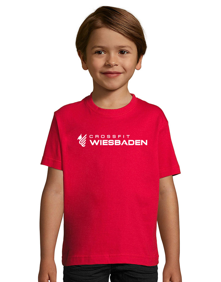 Kids T-Shirt LV weiss auf rot