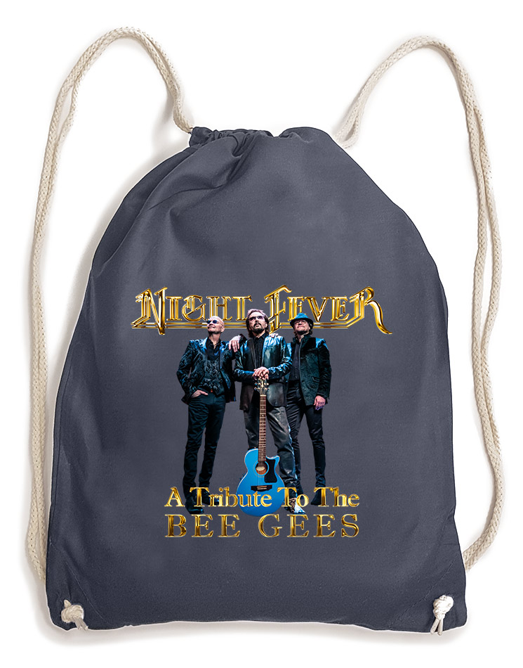 Night Fever Baumwollrucksack grau