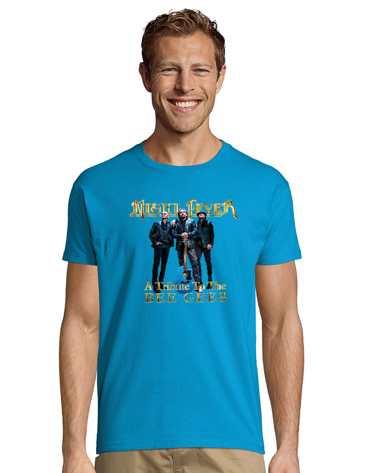 Night Fever Holland-Edition Rundhals T-Shirt aqua