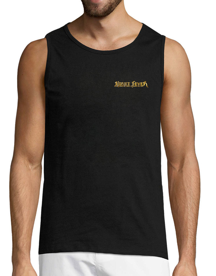 Night Fever Unisex Tank-Top schwarz