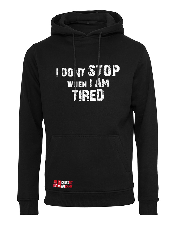 Unisex Heavy Hoodie - I dont Stop mehrfarbig auf schwarz