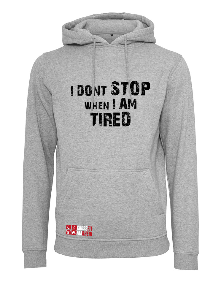 Unisex Heavy Hoodie - I dont Stop mehrfarbig auf heather grey