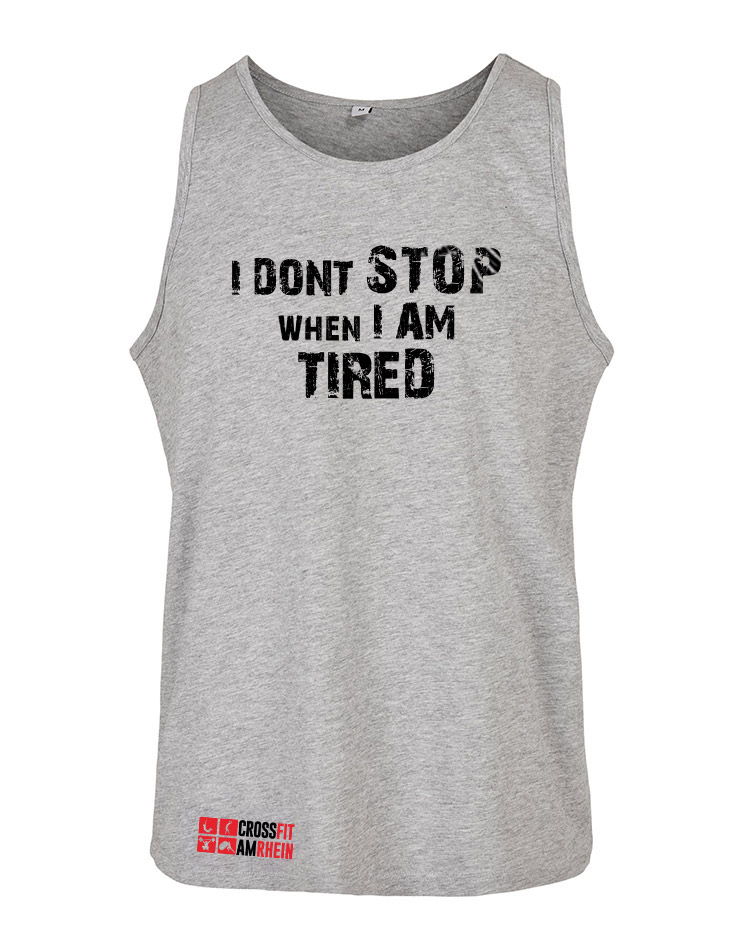 Unisex Basic Tank - I dont stop mehrfarbig auf heather grey