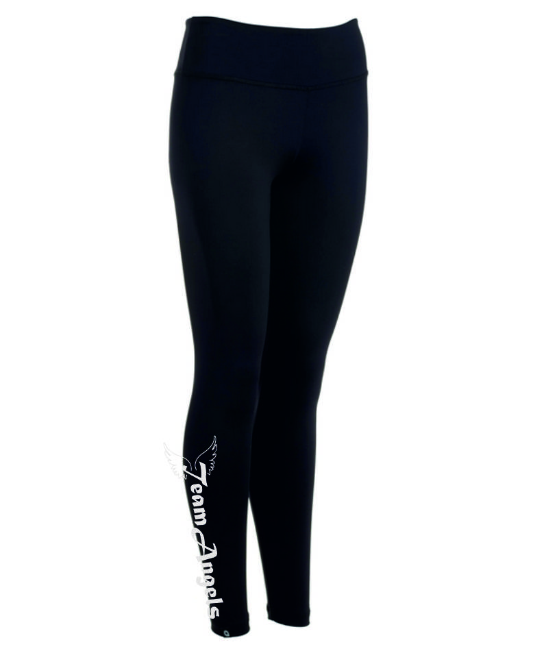 Leggins Ladies weiss auf schwarz