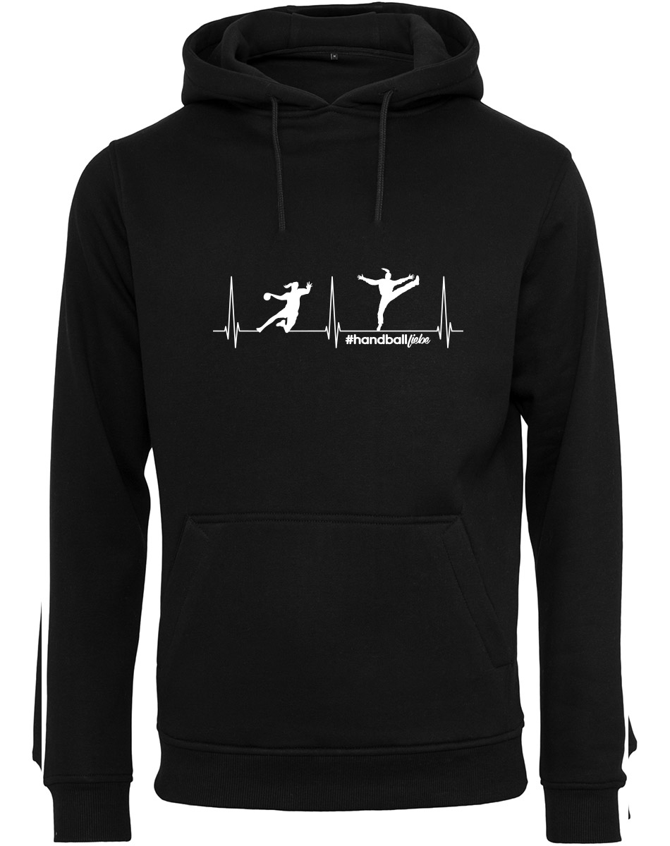 Herzschlag Handballliebe Woman Heavy Hoodie Unisex 