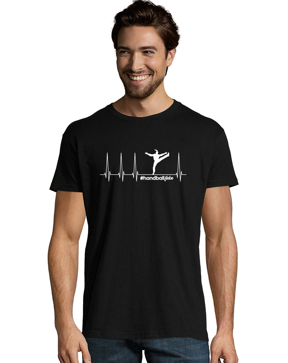 Herzschlag Torhterin Woman Unisex T-Shirt weiss auf schwarz