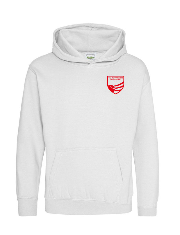 TC Rot-Weiss - Vorteil Dein Name - Kinder Hoodie weiss