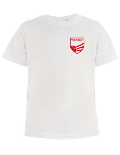 TC Rot-Weiss Kinder Funktionsshirt rot auf weiss