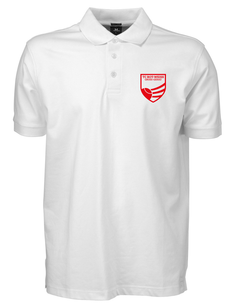 TC Rot-Weiss Poloshirt rot auf weiss