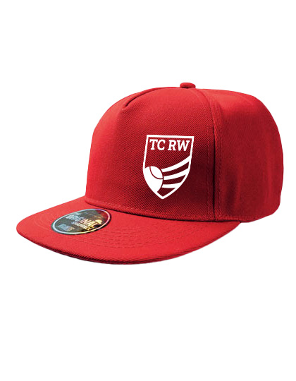 TC Rot-Weiss Cap weiss auf rot