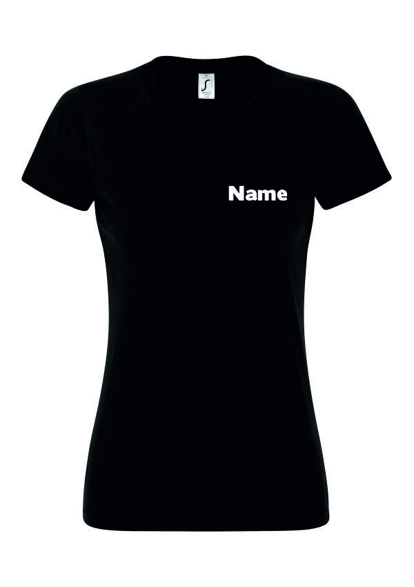 Trainingsshirt Damen schwarz