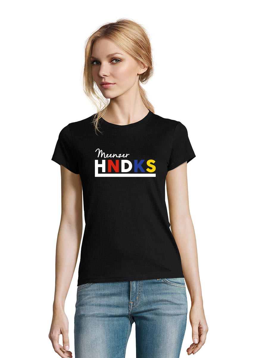 HNDKS Girly T-Shirt schwarz