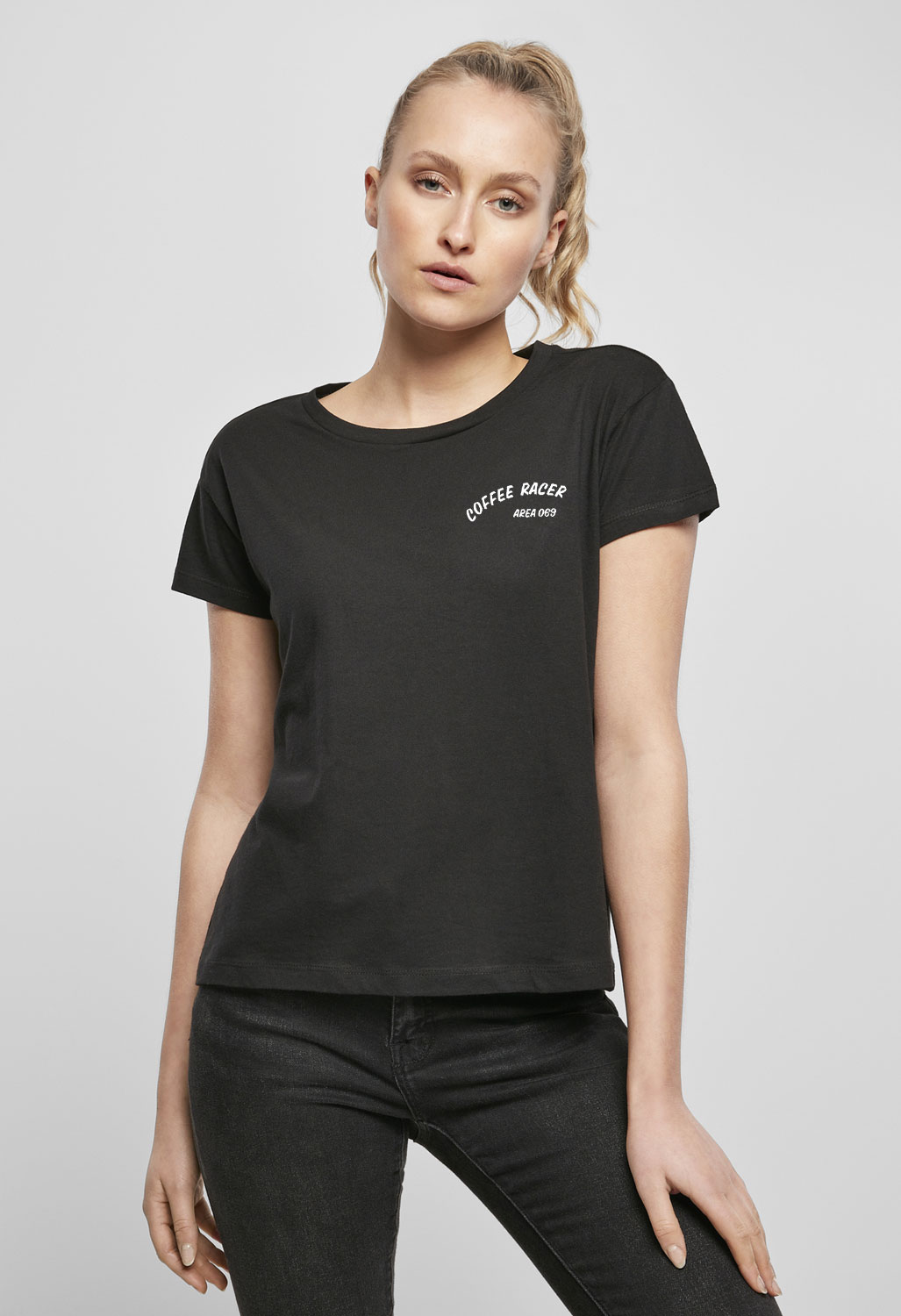 OV-Style CoffeRacer Cup LadyShirt  schwarz