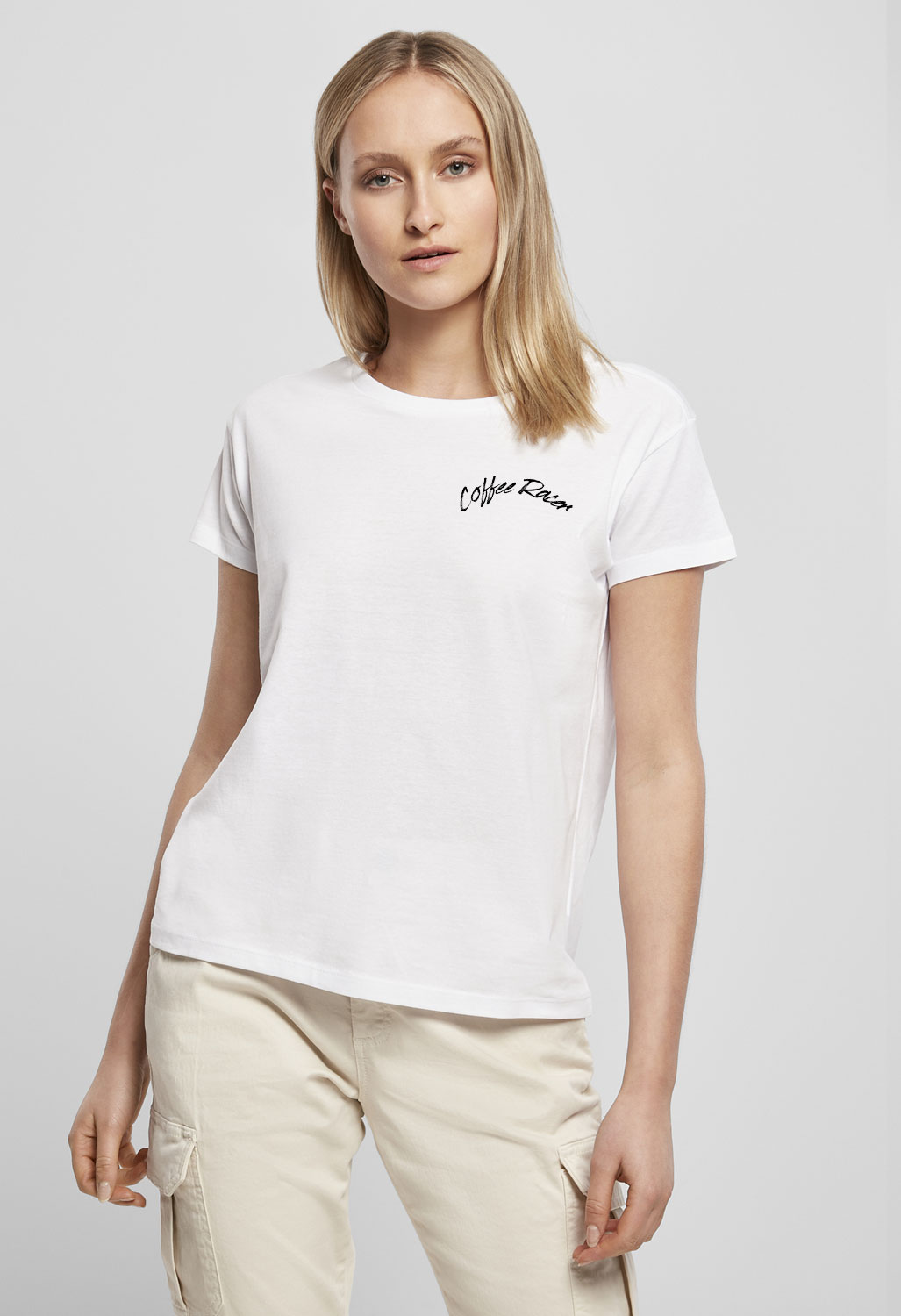 OV-Style CoffeeRacer LadyShirt white