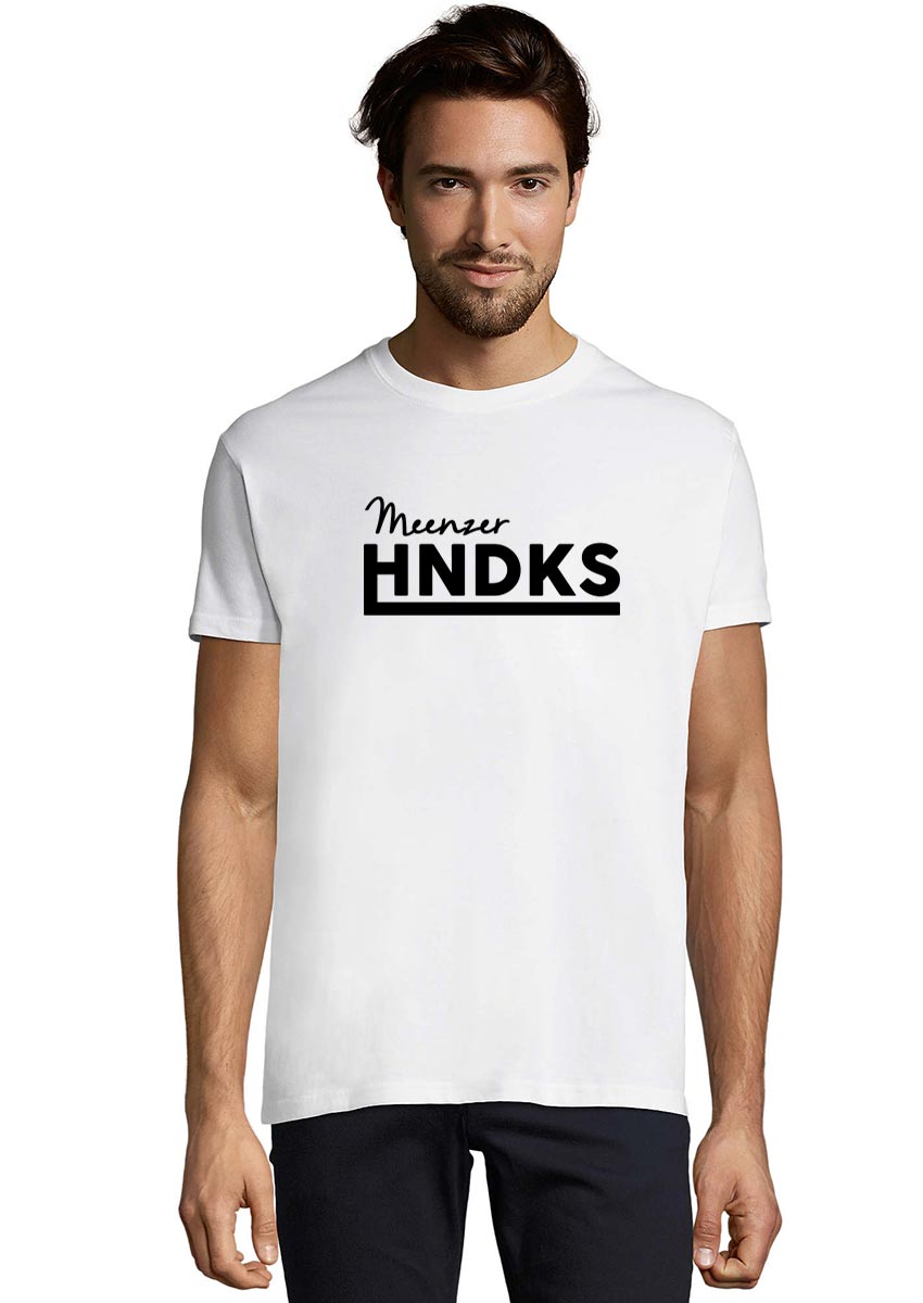 HNDKS Unisex T-Shirt schwarz auf wei