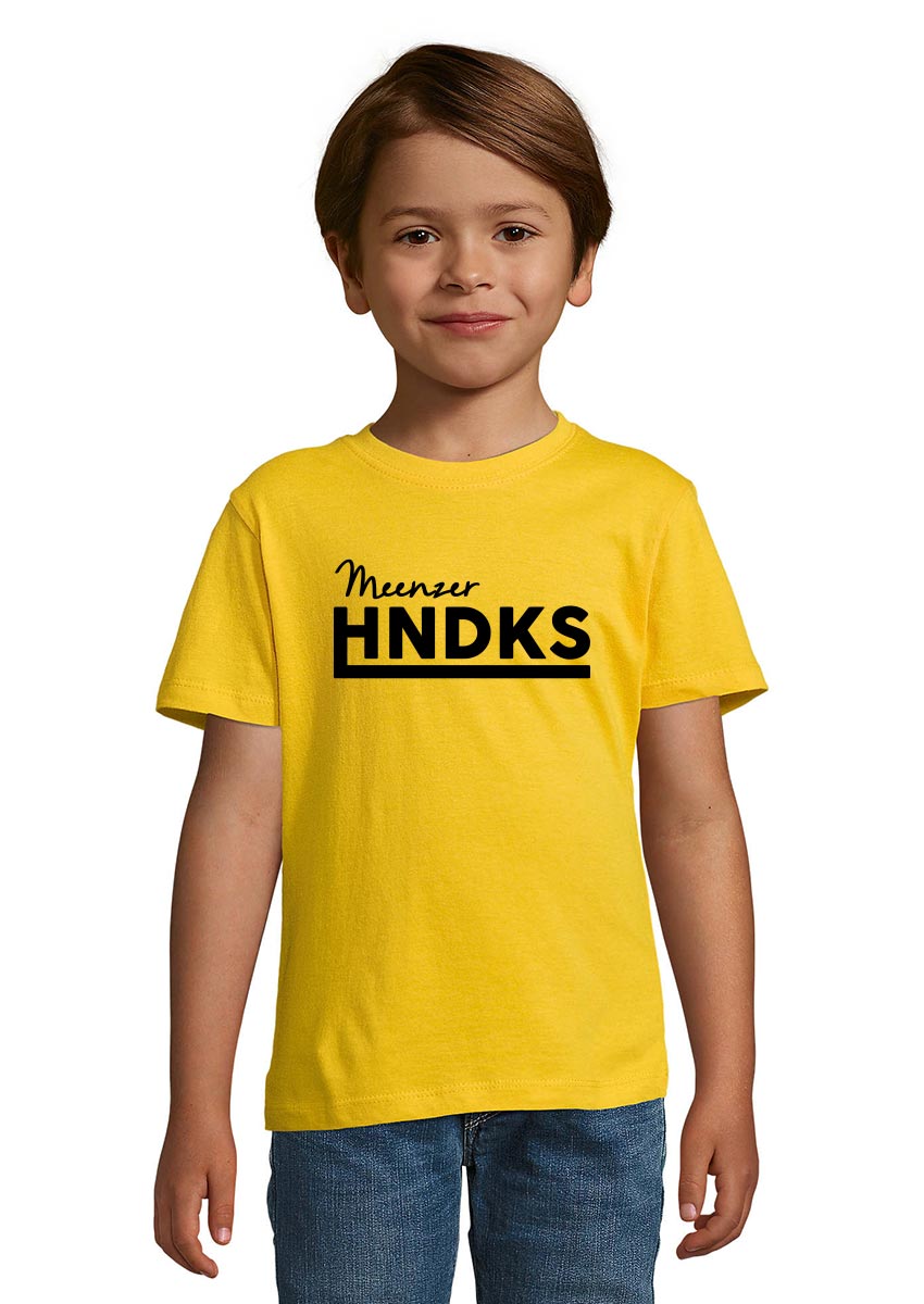 HNDKS Kinder T-Shirt schwarz auf gelb