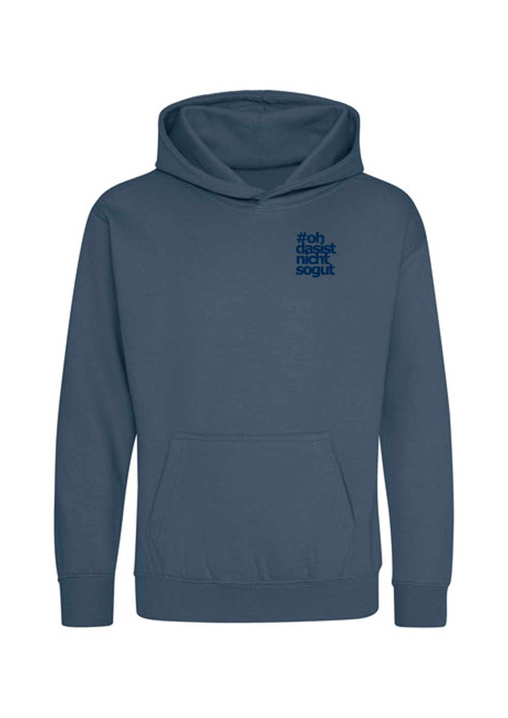 ohdasistnichtsogut Kinder Hoodie blau