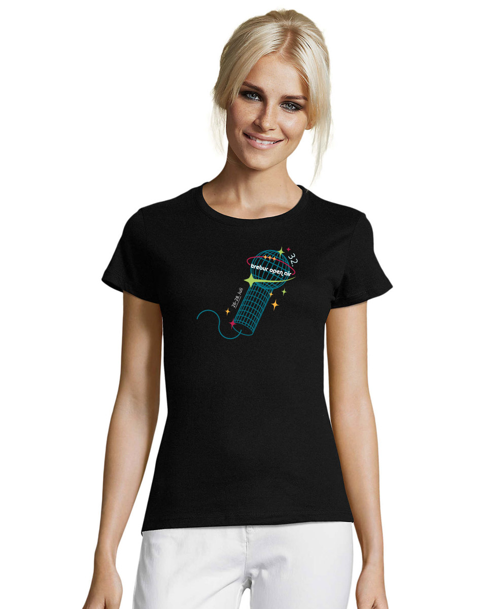 TOA32 Girly Festivalshirt schwarz